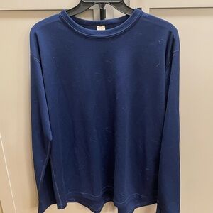 Navy Blue Long Sleeve Shirt